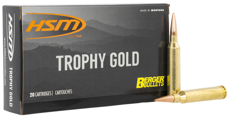 HSM 264WM130VLD Trophy Gold 264 Win Mag 130 Gr 20 Bx/20 Cs