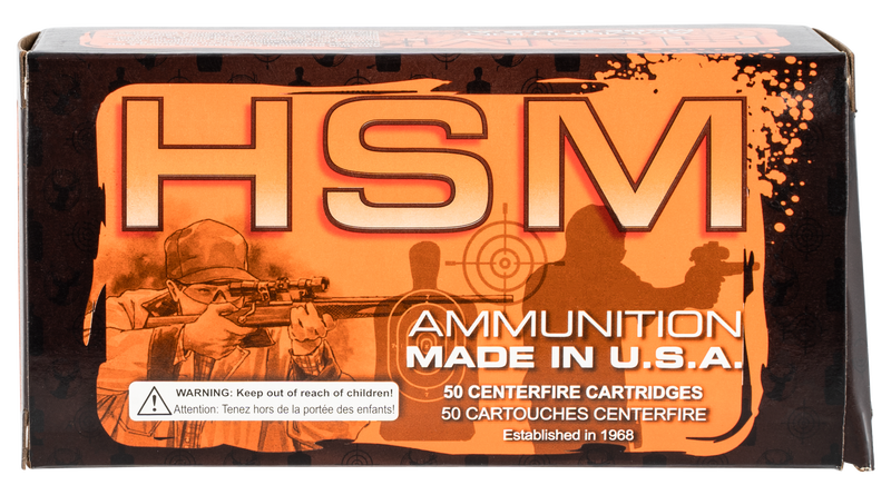 HSM Ammunition 221 Rem Fireball, 50g, 50 Bx/10Cs, V-Max Bullet Type, 221FB9N