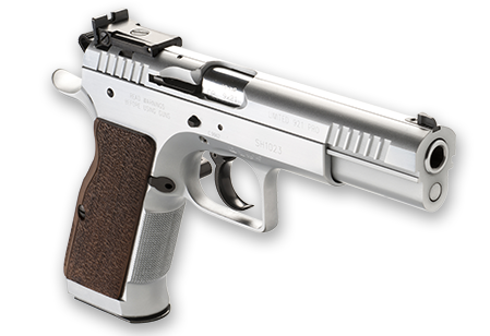 Italian Firearms Group Limited Pro 9mm 4.80″ 16+1 Hard Chrome Brown Polymer Grip