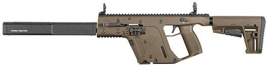 Kriss Vector CRB G2 10mm, 16" Barrel, Fixed Stock, FDE (California Compliant), 10rd