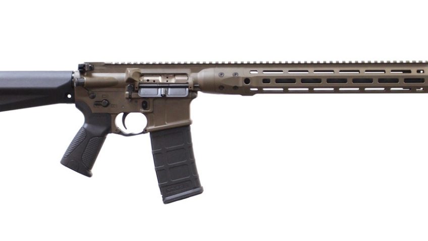 LWRC IC Target .223 Wylde, 18" Barrel, DI System, FDE, Geissele 2 Stage Trigger, 30rd