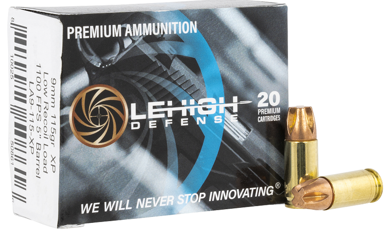 Lehigh Defense LA9115XP Xtreme Penetrator 9mm Luger 115 Gr 20 Bx/10 Cs