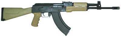 M+M Industries 7.62x39mm Semi-Automatic AK-47 Rifle, FDE – M10-762T