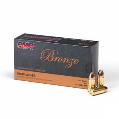 9mm – 124 Grain FMJ – PMC – 1000 Rounds