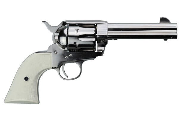 Pietta 1873 Gunfighter 357 Mag 4.75″ Barrel 6-Rounds Nickel