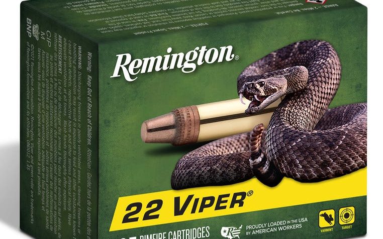 Remington Viper .22 LR 36 Grain Plated Truncated Cone Solid Rimfire Ammunition, 225 Rounds, 21239