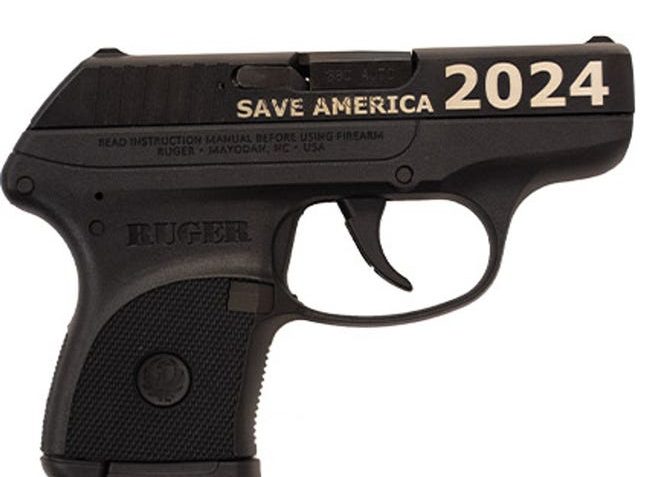 Ruger LCP .380ACP 2.75 BLK W/ TRUMP ENGRAVING