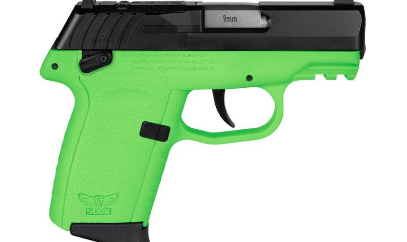 SCCY Industries CPX-1 Gen3 9mm, 3.1" Barrel, Lime Green, 10rd