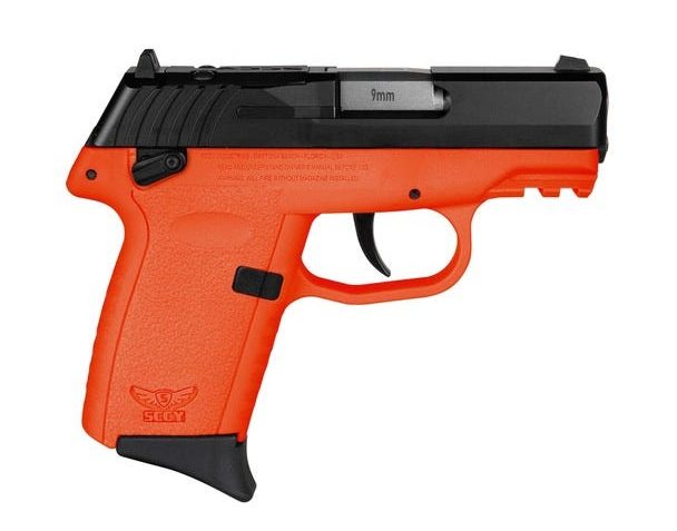 SCCY Industries CPX-1 Gen3 9mm, 3.1" Barrel, Orange, 10rd