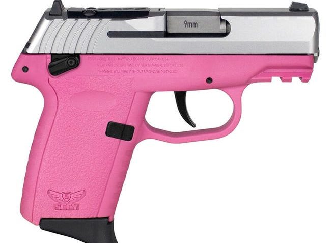 SCCY Industries CPX-1 Gen3 9mm, 3.1" Barrel, Pink, Stainless Steel Slide, Thumb Safety, 10rd