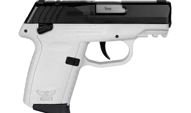 SCCY Industries CPX-1 Gen3 9mm, 3.1" Barrel, White, 10rd