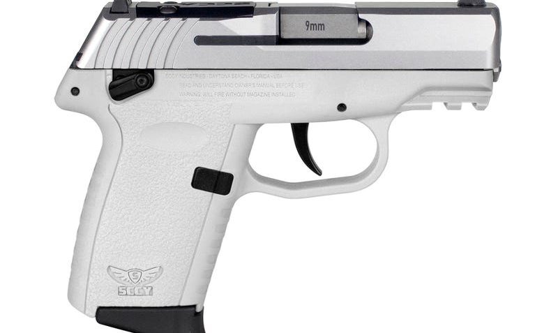 SCCY Industries CPX-1 Gen3 9mm, 3.1" Barrel, White Picatinny Rail, Thumb Safety, 10rd