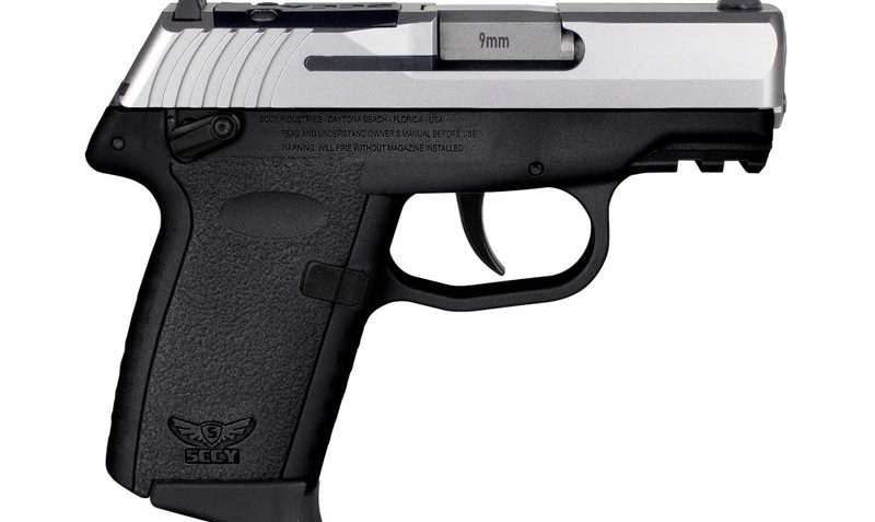 SCCY CPX-1 Gen 3, 9mm, 3.1" Barrel, Stainless Slide, Black, Ambidextrous Safety, 3 Dot Sights, Optics Ready, 10rd