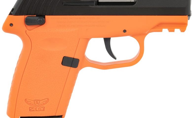 SCCY Industries CPX-1 Gen3 9mm, 3.1" Barrel, Orange Finish, 10rd