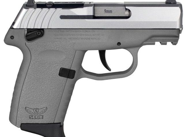 SCCY Industries CPX-1 Gen3 9mm, 3.1" Barrel, Sniper Gray Picatinny Rail, Thumb Safety, 10rd