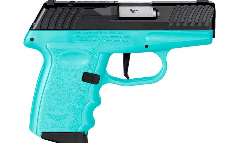 SCCY DVG-1 RDR Light Blue /Black 9mm 3.1 Barrel 10-Rounds