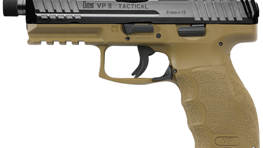 HK VP9 9mm, 4.7" Barrel, Tactical Flat Dark Earth, 10rd