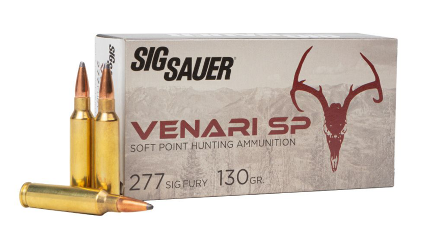 Sig Sauer Ammo .277 SIG Fury 130gr Venari Soft Point 20/Box V277SFSP130-20