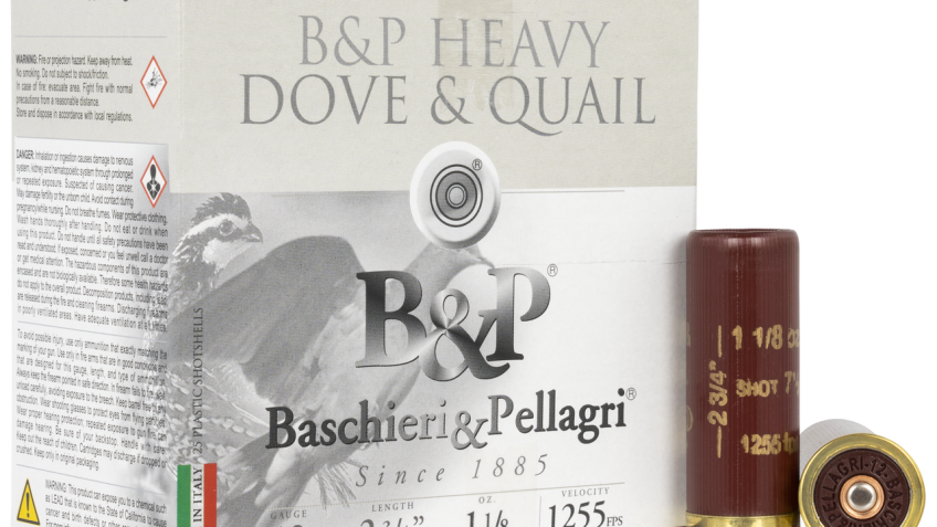 B&P Dove & Quail Shotshells- 12 ga 2-3/4 In 1-1/8 oz #7.5 1255 fps 25/ct