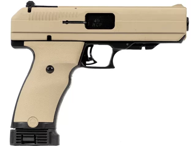 Hi-Point JHP .45 ACP 4.5″ Barrel, Flat Dark Earth, Fixed Sights, Manual Safety, 9rd