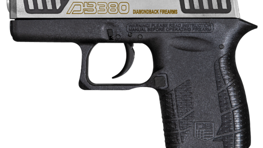 Diamondback G4 380 ACP, 2" Barrel, Stainless Steel Slide, 6rd