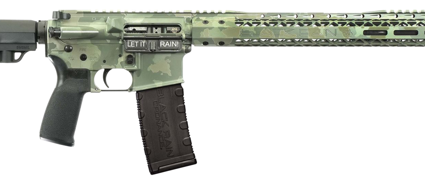 Black Rain Ordnance Spec+ 5.56mm, 16" Barrel, Jungle Camo, MFT Stock, 30rd