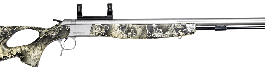 CVA Optima V2 LR 50 Cal, 28" Barrel, Realtree Excape Stock, Stainless, 1rd