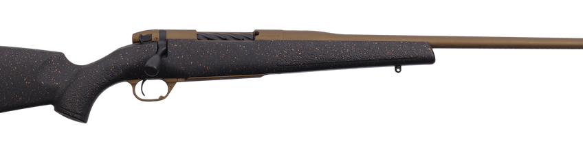 Weatherby Mark V Hunter .243 Win, 22" Barrel, Burnt Bronze, Black Speckled Gray Stock, 4rd