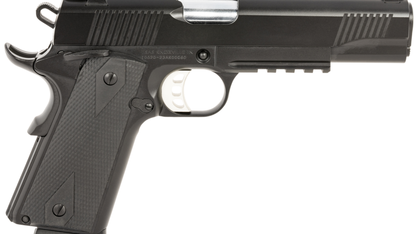 Tisas 1911 Duty 45 ACP, 5" Cold Hammer Forged Barrel, Black Cerakote Finish, 10rd