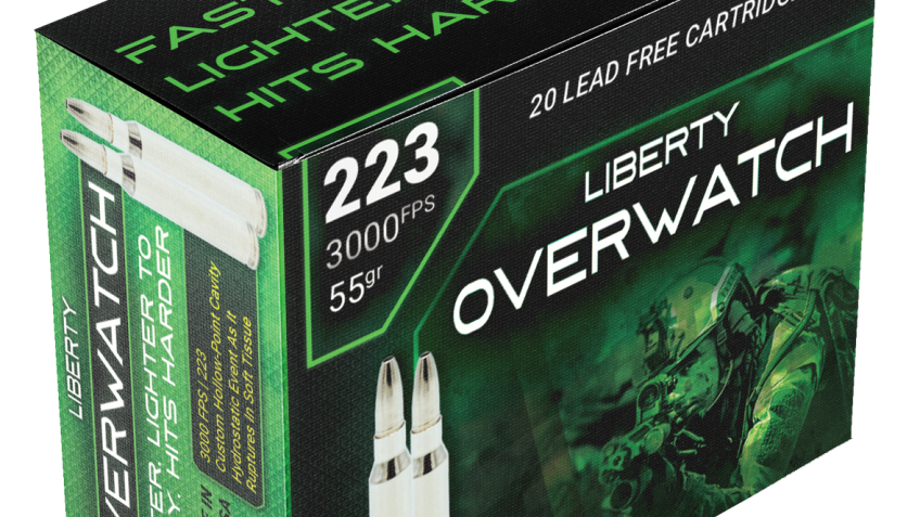 Liberty Ammunition LAOW223553000 OverWatch 223 Rem 55 gr 20 Rounds