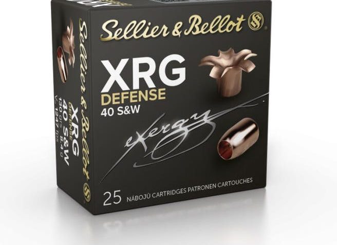 40 S&W – 130 Grain SCHP – Sellier & Bellot XRG Defense – 25 Rounds