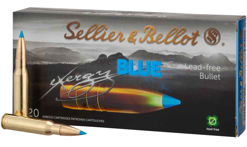 Sellier and Bellot eXergy Brass .308 Win 165 Grain 20-Rounds TAC-EX-Blue