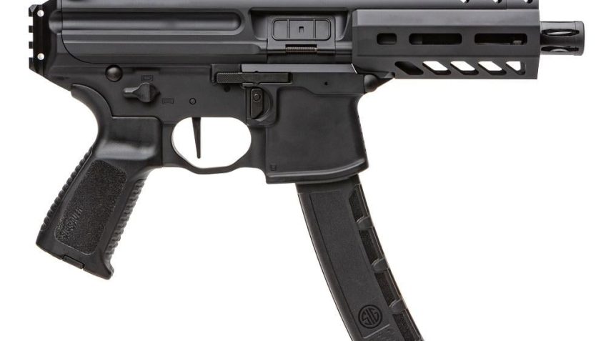 Sig Sauer MPX Copperhead K 9mm 4.5″ Bbl Blk Pistol w/ M-LOK Handguard & (1) 20rd Poly Mag PMPX-4B-CH-NB