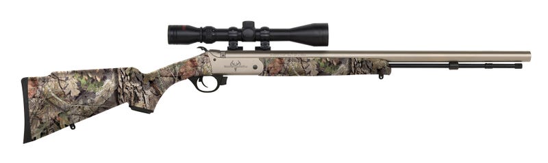 Traditions Buckstalker XT Muzzleloader, .50 cal., 24″ Barrel, G2 Vista Camo/Cerakote, 3-9x40mm Scope