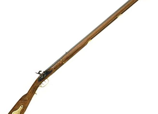 Traditions Deluxe Kentucky 50 Caliber, 33.50" Barrel, Hardwood Stock, 1rd