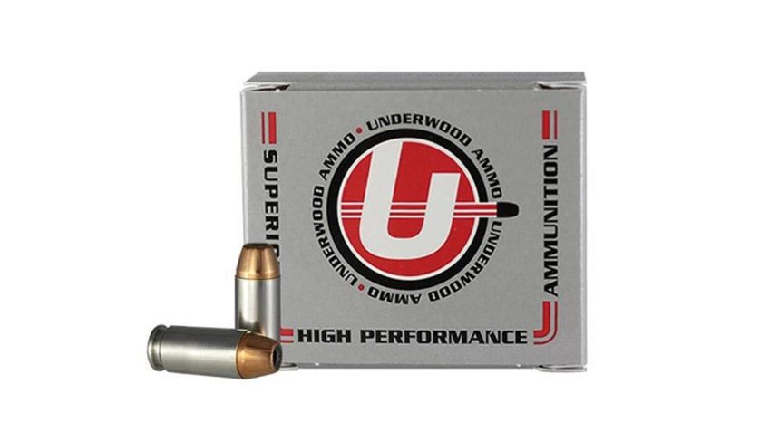 Underwood Ammo .40 S&W 200 Grain Jacketed Hollow Point Nickel Plated Brass Cased Pistol Ammo, 20 Rounds, 228