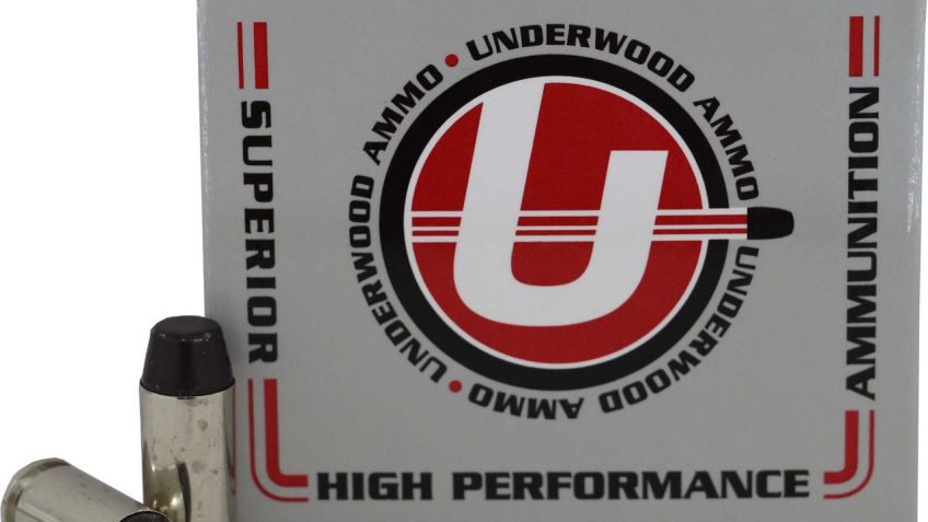 Underwood Ammo .40 S&W 200 Grain Coated Hard Cast Nickel Plated Brass Cased Pistol Ammo, 20 Rounds, 740