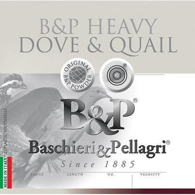 Baschieri & Pellagri Dove & Quail Steel Shotshells- 12 ga 2-3/4 In 1 oz Size 7 1375 fps 25/ct, 12B1DS7