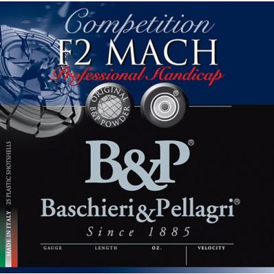 B&P F2 Mach Professional Handicap Shotshells 12 ga 2-3/4″ 7/8 oz 1365 fps #9 25/ct