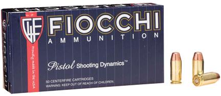 Fiocchi Pistol Shooting Dynamics Handgun Ammunitions .40 S&W 170 gr FMJ-TC 50/Box, 40SWA USA