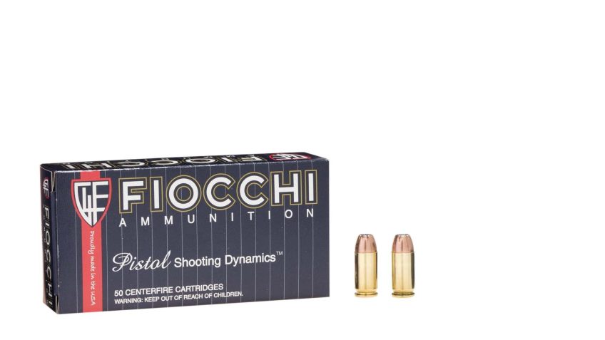 Fiocchi Pistol Shooting Dynamics Handgun Ammunition .45 ACP 200 gr JHP 890 fps 50/box, 45B500 USA