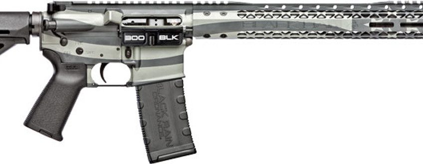 Black Rain Ordnance Spec+ .300 Blackout, 16" Barrel, Patriot Rifle, Obsidian Flag, 30rd