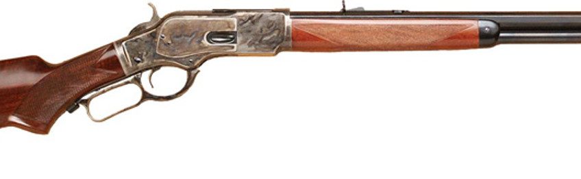 Cimarron 1873 Short Rifle 38-40 Win, 20" Barrel, Walnut Stock, Buckhorn Sights, 10rd