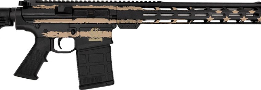 GLFA Gl-10 RIA 308 Win, 18" Barrel, ORC Desert Flag, Stainless, 10rd