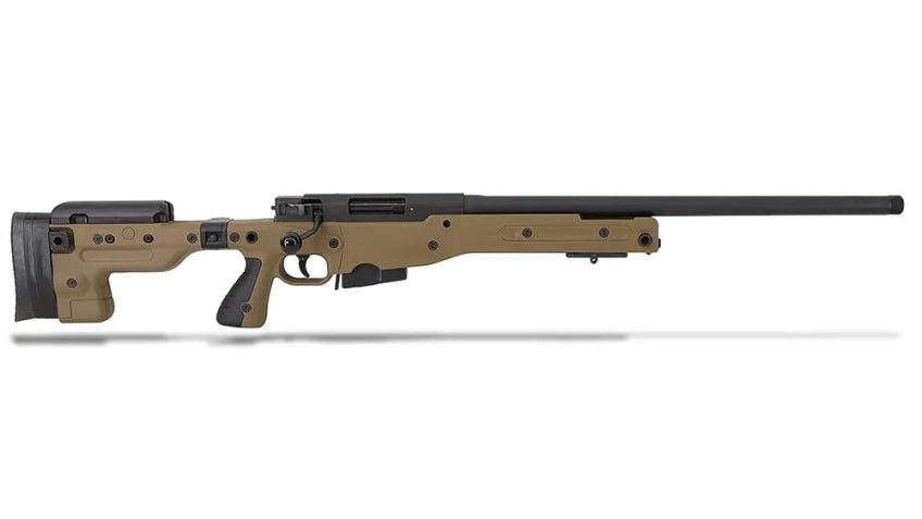 Accuracy International AT .308 Win 20″ 5/8″-24 Threaded Bbl Dark Earth Folding Stock Rifle 27718DE20IN