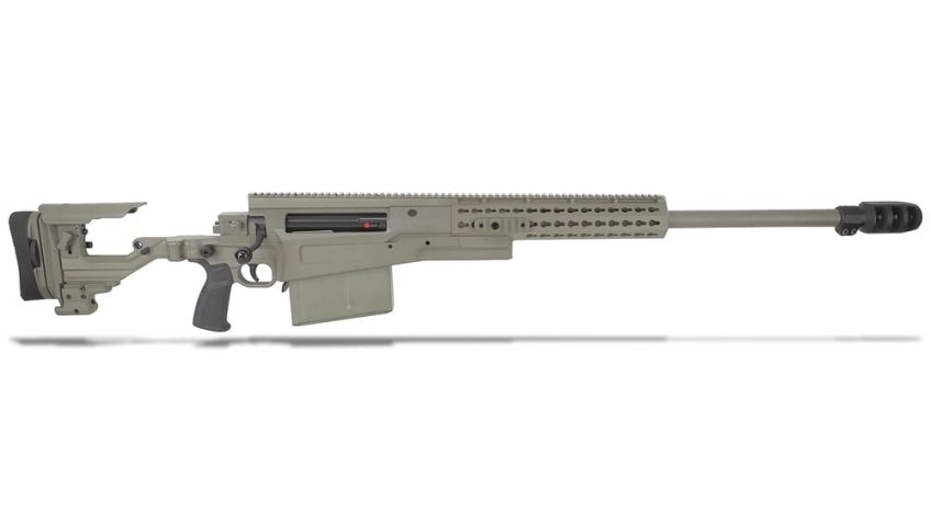 Accuracy International AX50 ELR Folding Rifle Elite Sand .50 BMG 27″ M24x1 Triple Port Brake 16″ Forend Tube 29030ES