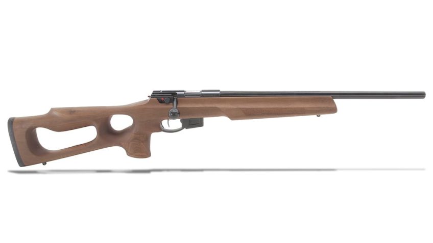 Anschutz 1761HB .22 LR 20″ G-28 LT Walnut Thumbhole Stock Rifle A015611