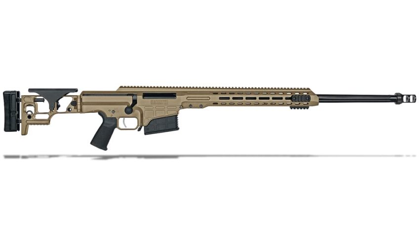 Barrett MRAD, 300 Norma Magnum, 26" Fluted Barrel, FDE, Folding Stock, 10rd