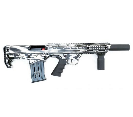 Black Aces Pro Series Bullpup 12GA Semi-Auto Shotgun 18.5″ Barrel w/Barrel Shroud – Distressed White