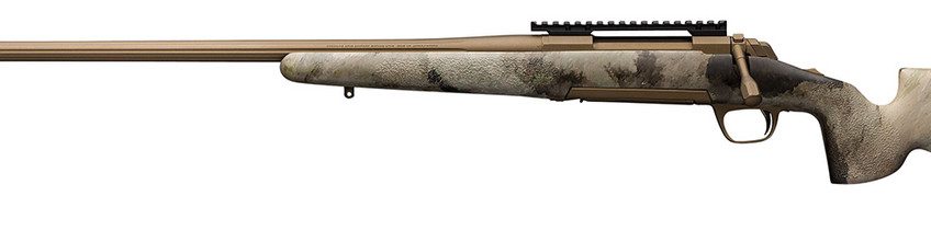 Browning X-Bolt Hells Canyon LR McMillan SR .300 PRC, 26" Barrel, Left Handed, Burnt Bronze, Ovix Camo, 3rd